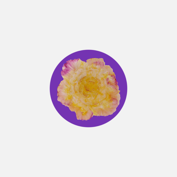 Floral Purple Coaster