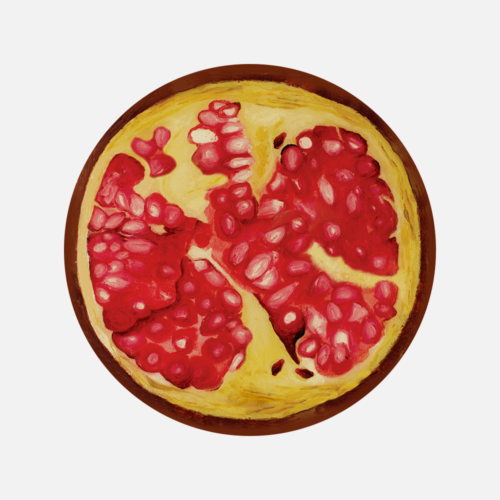 Vitamin Pomegranate Bottle Coaster