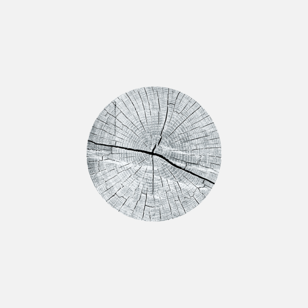Rings of Knowledge Grey Coaster